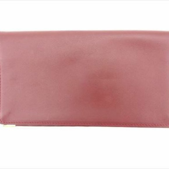 Cartier Wallet Purse Mastline Red Gold Woman unisex Authentic Used T7080 - Picture 7 of 8